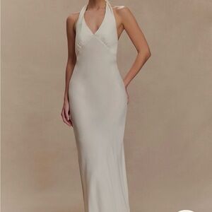 Meshki Louisiana Halter Maxi Dress